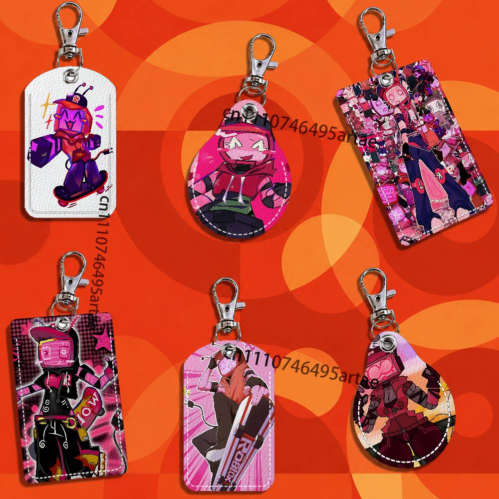 Key Holder Leather Pouch - Komik V-Veeronica Fanart Özel Dikdörtgen Kimlik