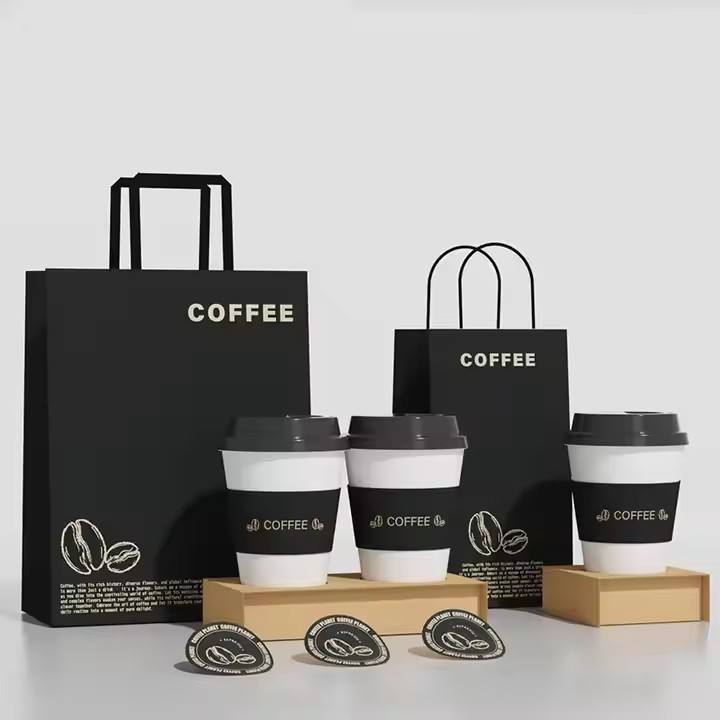 Luxury Bags Store - Lüks Beyaz Karton Kağıt Çantalar Su