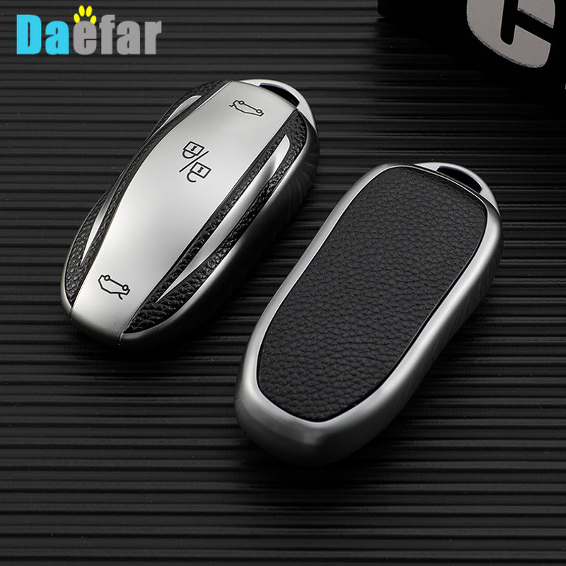 Key Holder Leather Pouch - Deri TPU Araba akıllı anahtar kapağı