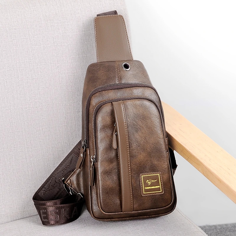 Luxury Bags Sling - Kanguru lüks marka göğüs çanta erkekler