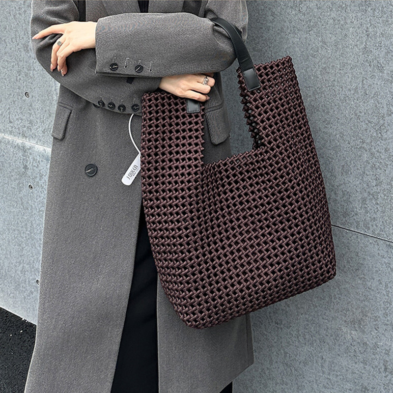 Luxury Bags Store - 2025 Lüks Oymalı Dokuma Büyük Kapasiteli