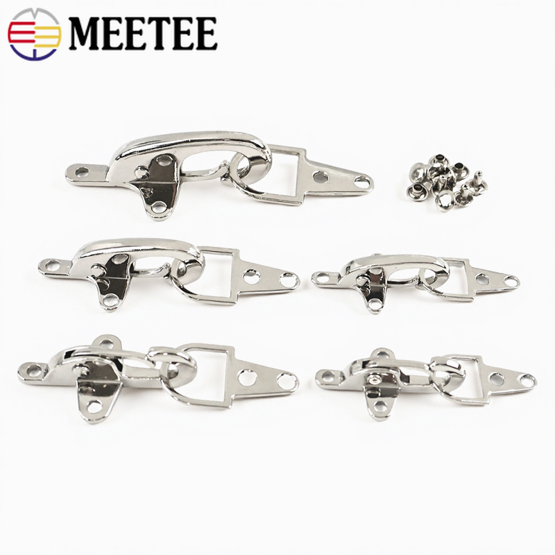 Luxury Bags With Silver Hardware - 1-5 adet 4/5 cm gümüş Metal