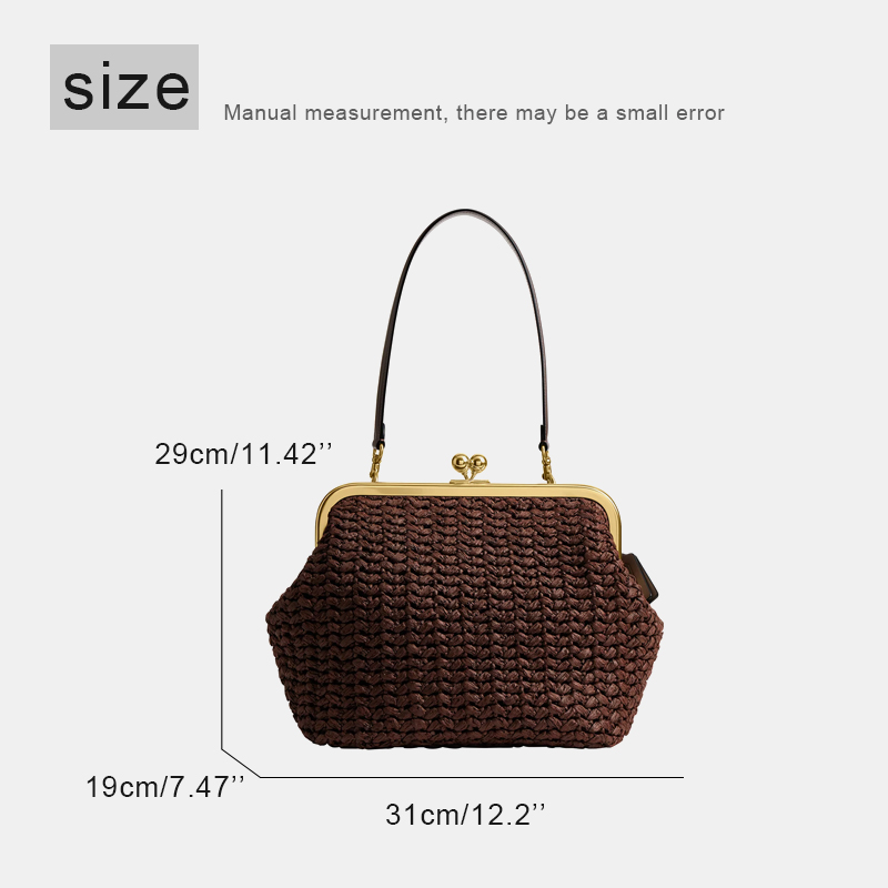 El yapımı Kisslock Çerçeveli O - Luxury Bags Supplier incelemesi ve fiyatı