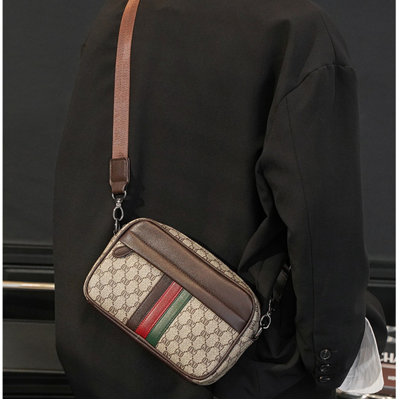 Moda Çizgili Erkek Çapraz Çant - Luxury Bags Sling incelemesi ve fiyatı