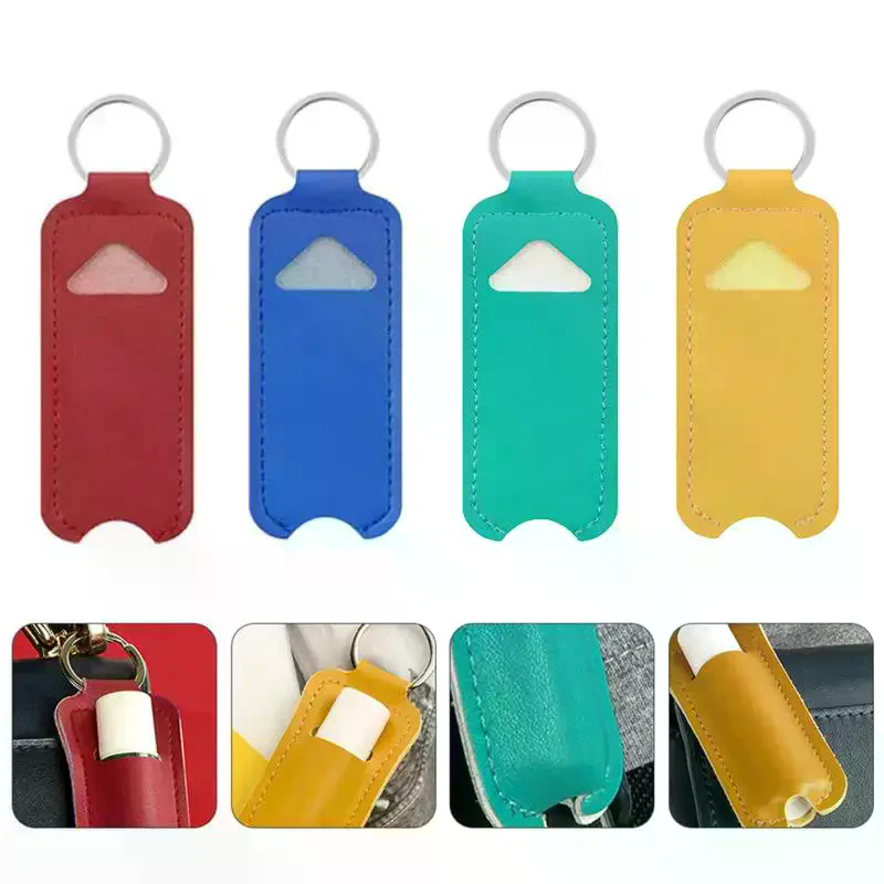 PU Deri Dudak Bakım Kremi Çant - Key Holder Leather Pouch incelemesi ve fiyatı