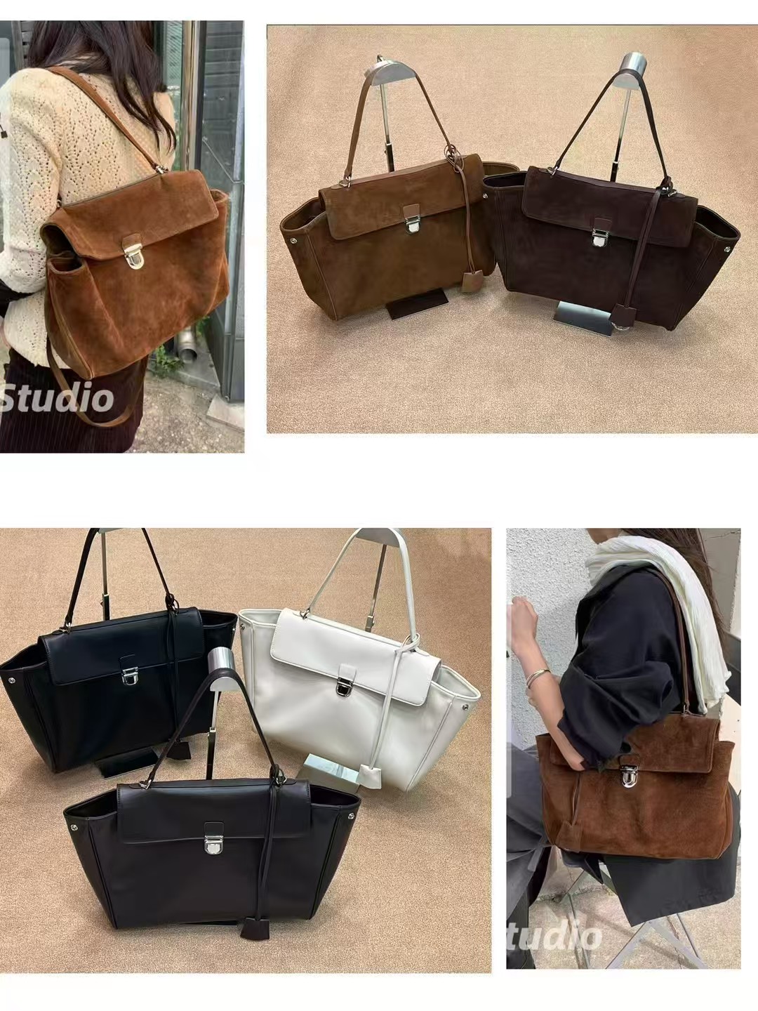Lüks Marka Hakiki Deri Kadın o - Luxury Bags With Silver Hardware incelemesi ve fiyatı