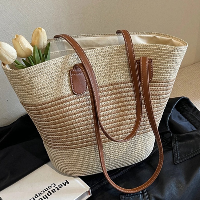 Hasır çanta çanta kadın yaz in - Luxury Beach Bags Ysl incelemesi ve fiyatı