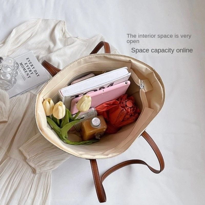Hasır çanta çanta kadın yaz in - Luxury Beach Bags Ysl incelemesi ve fiyatı