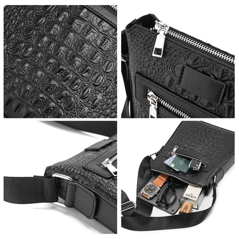 Timsah Derisi erkek Crossbody  - Luxury Bags Sling incelemesi ve fiyatı