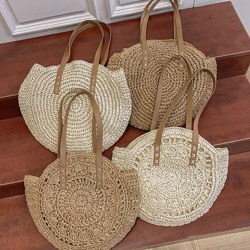 Yaz Yuvarlak Saman Kadın Tatil - Luxury Beach Bags Ysl incelemesi ve fiyatı