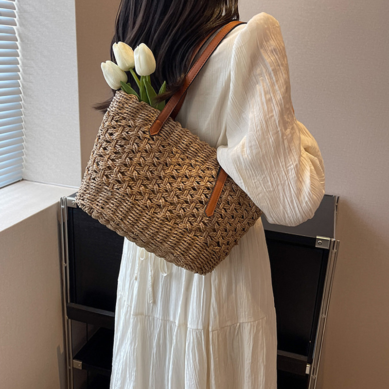 Tasarımcı Rahat Rattan Hasır T - Luxury Beach Bags Ysl incelemesi ve fiyatı