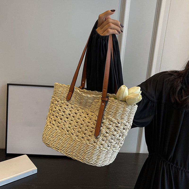 Tasarımcı Rahat Rattan Hasır T - Luxury Beach Bags Ysl incelemesi ve fiyatı