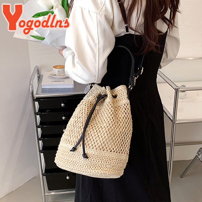 Kadınlar için yaz örgülü saman - Luxury Beach Bags Ysl incelemesi ve fiyatı